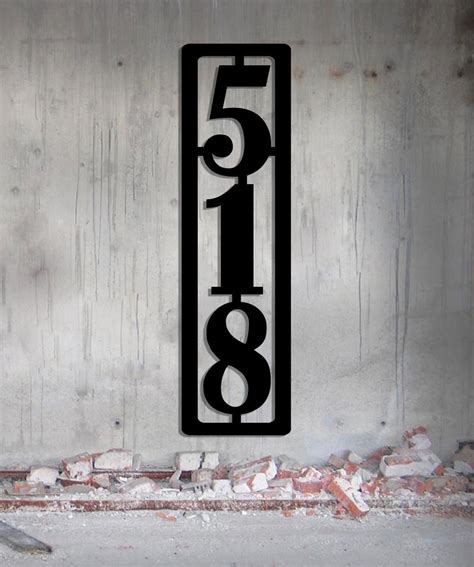 metal house numbers south africa|house numbers and signs.